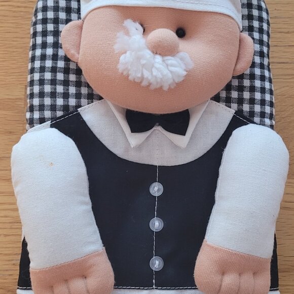 Mr. & Mrs. Chef - Chef Pig & Waitress Flo Set of Novelt Kitchen Over Mitts - Picture 3 of 6